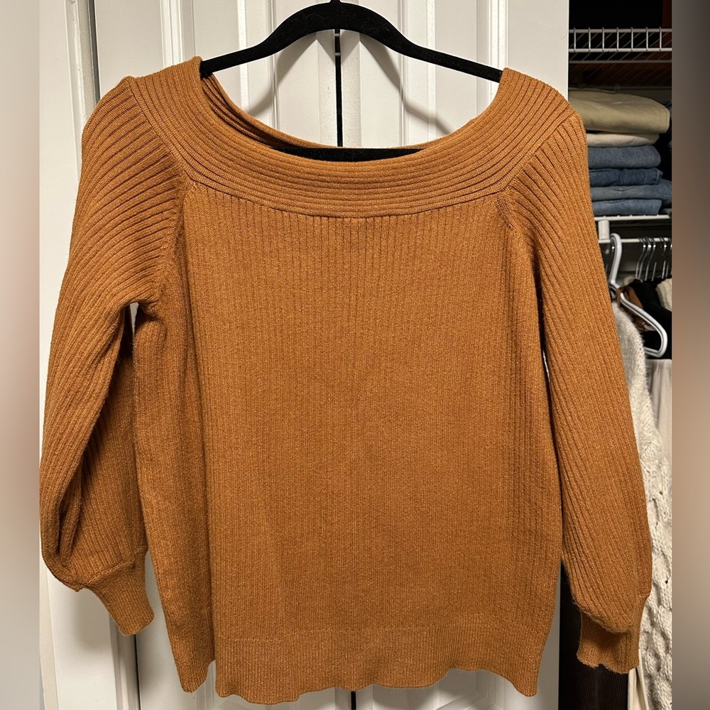 Boatneck Ribbed Knit